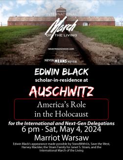 Special Event: America’s Role in the Holocaust for the Next-Gen Delgation