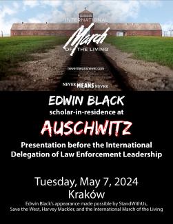 Special Event: Edwin Black for the International Delegation of Law Enforcement Leadership