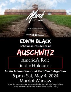 Special Event: America’s Role in the Holocaust for the Next-Gen Delgation