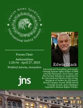 Special Event: Edwin Chairs the Antisemitism Forum at the JNS Summit