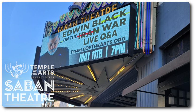 Thumb for 'Iran War-Legal?' featuring Edwin on the Saban marquee