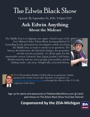 EB Show S1 E28: Ask Edwin Anything about Israel