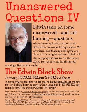 EB Show S3 E02: Unanswered Questions IV