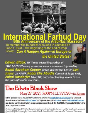 EB Show S02 E20: International Farhud Day--Can it Happen Again