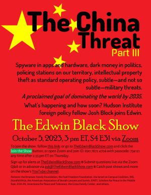 S4 E31: The China Threat III