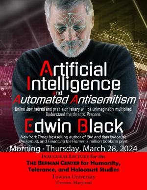 Special Event: AI and Automated Antisemitism for the Berman Center