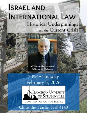 Special event: Israel and International Law for Fransciscan University