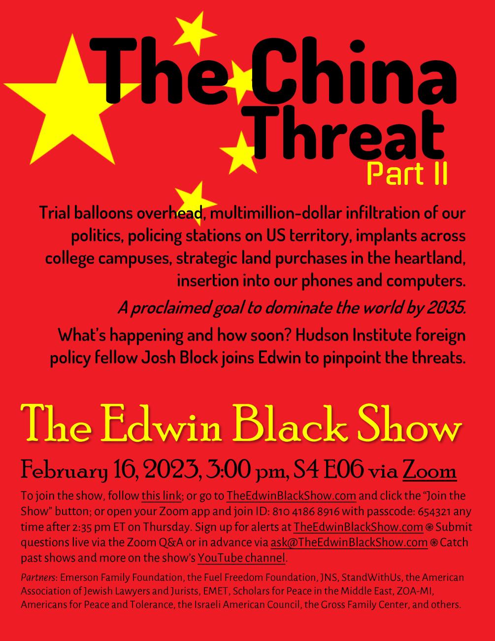S4 E06: The China Threat Part II