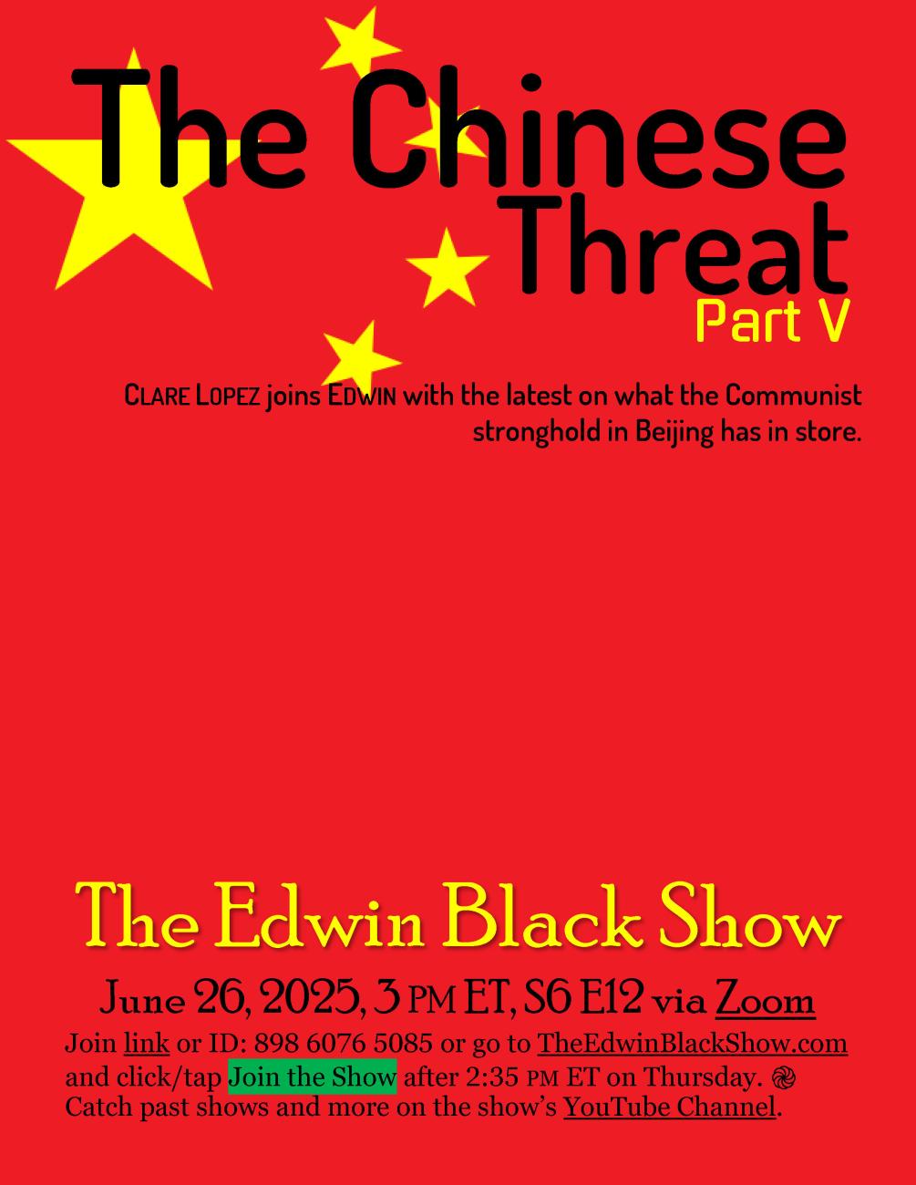 The Chinese Threat Part 5