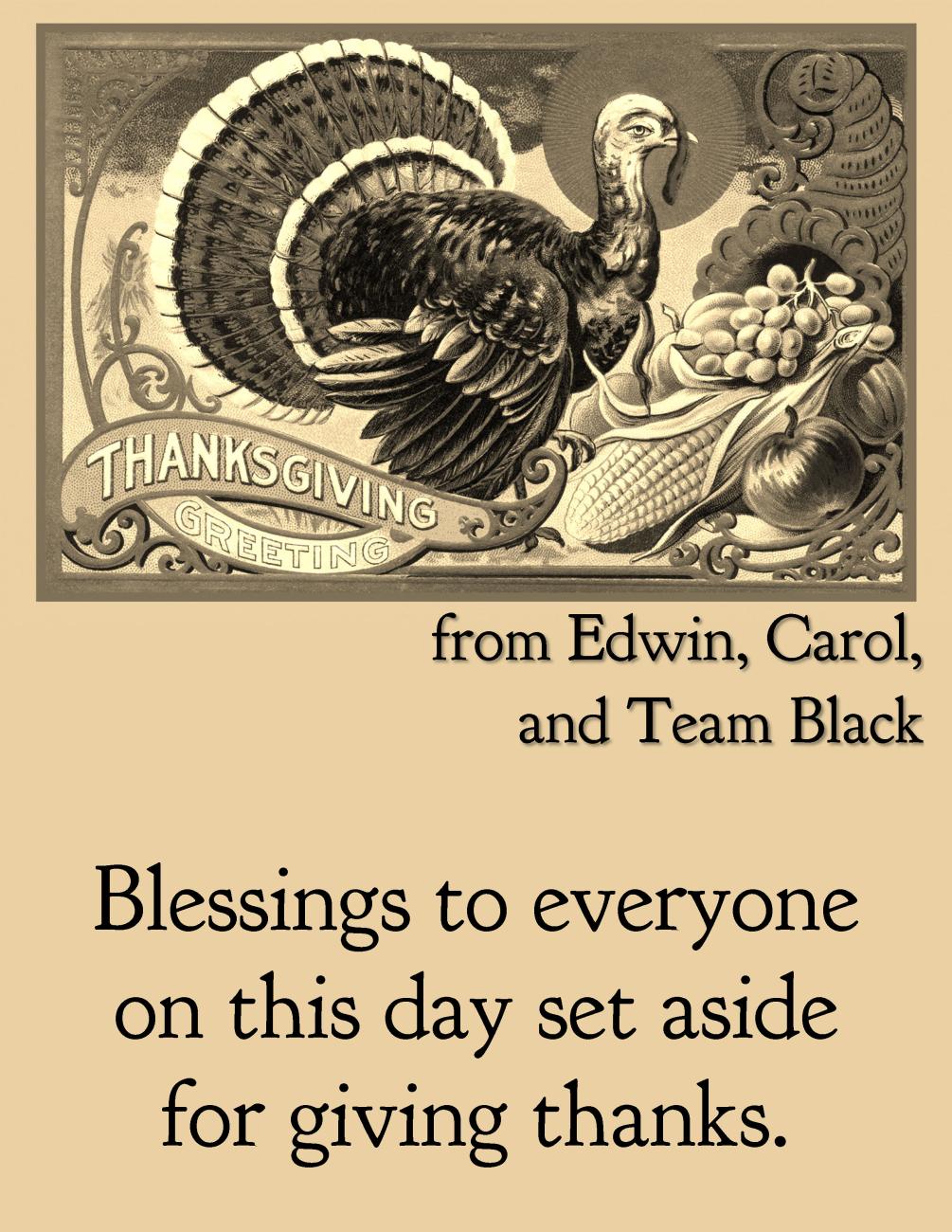 Thanksgiving 2025 Greetings