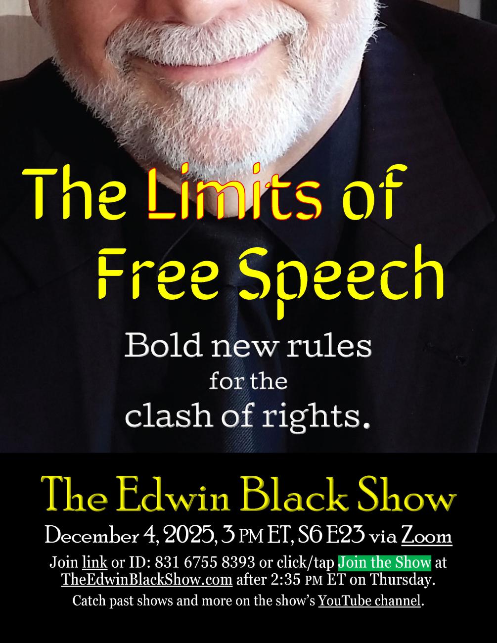 The Limits of Free Speech