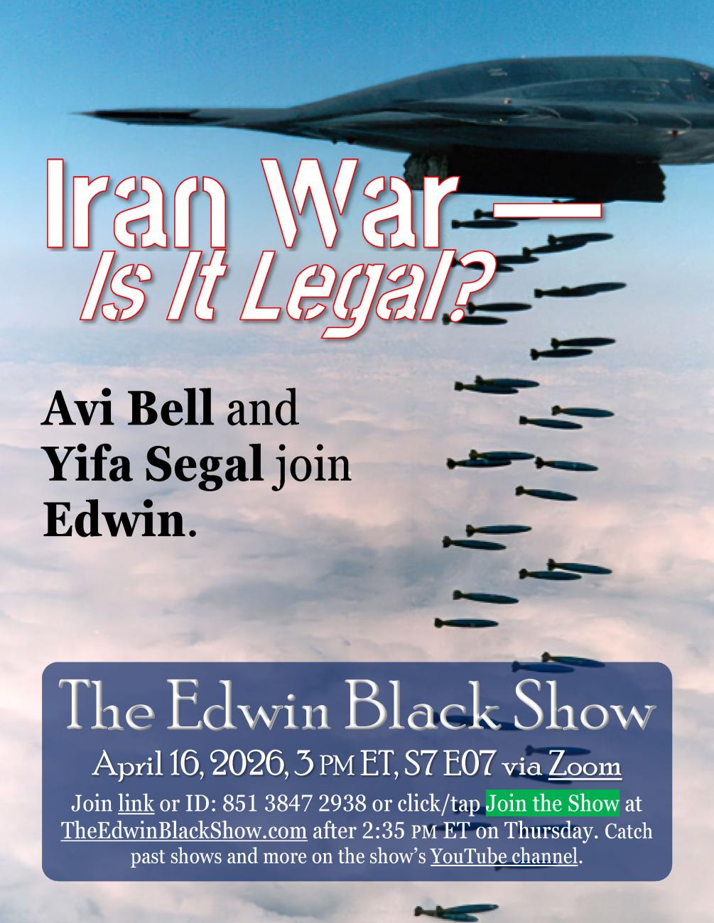 Iran War — Is It Legal?