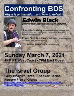 Special Event: Edwin Black at The Israel Group on Combating BDS