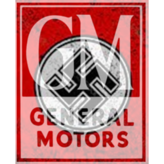 GM logo with swastika