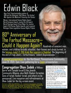 Edwin Black on the 80th Anniversary of the Farhud