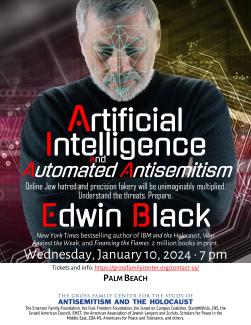 Special Event: AI and Automated Antisemitism, Palm Beach