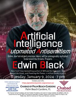 Special Event: AI and Automated Antisemitism for Chabad of Palm Beach Gardens