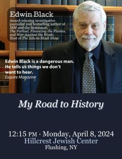 Special Events: Edwin Black at the Hillcrest Jewish Center
