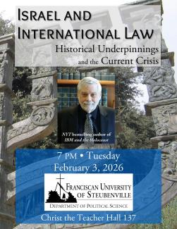 Special event: Israel and International Law for Fransciscan University