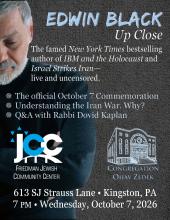 Special event: October 7 Commemoration 2026, Wilkes-Barre