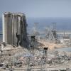 Port of Beirut after ammonium nitrate explosion